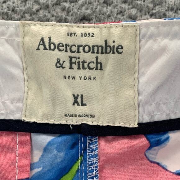 Abercrombie & Fitch Men's Swim Boardshorts Hibiscus Tropical  NWT  -  Size: XL - Picture 12 of 16